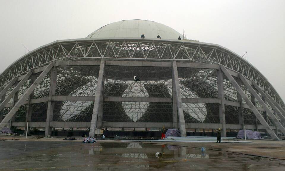 镇江温泉馆网架工程